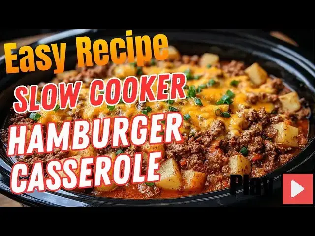 Video thumbnail for Slow Cooker Hamburger Casserole Recipe | Easy Weeknight Dinner You’ll Make Again & Again!