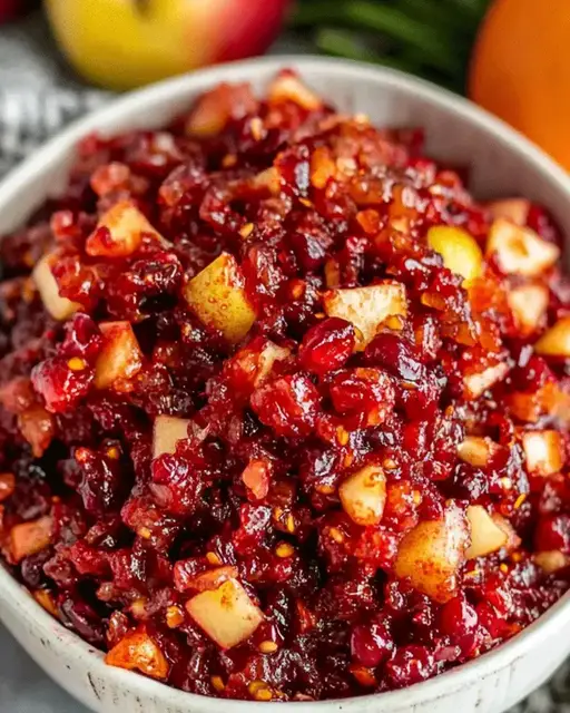 Video thumbnail for Cranberry Relish Recipe – Fresh, Sweet & Tangy Holiday Side