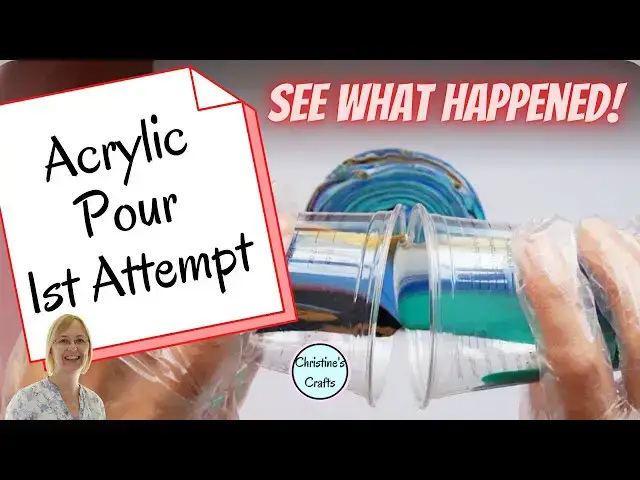 'Video thumbnail for ACRYLIC POURING 1st Attempt - What really happens!'