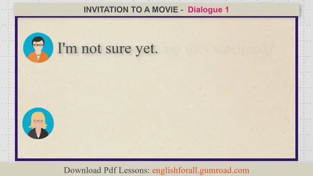 'Video thumbnail for INVITATION TO A MOVIE'