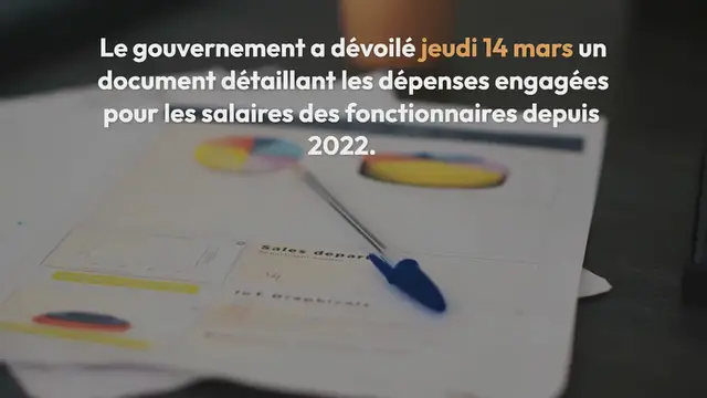 Video thumbnail for Combien le gouvernement a-t-il dépensé pour les salaires des fonctionnaires depuis deux ans ?