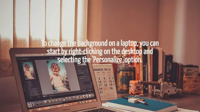Video thumbnail for How To Change Laptop Background