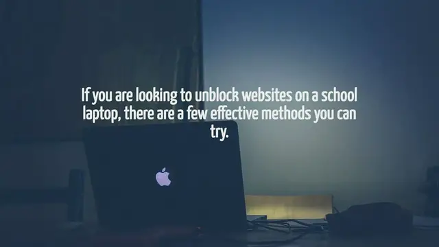 Video thumbnail for How To Unblock Websites On School Laptop