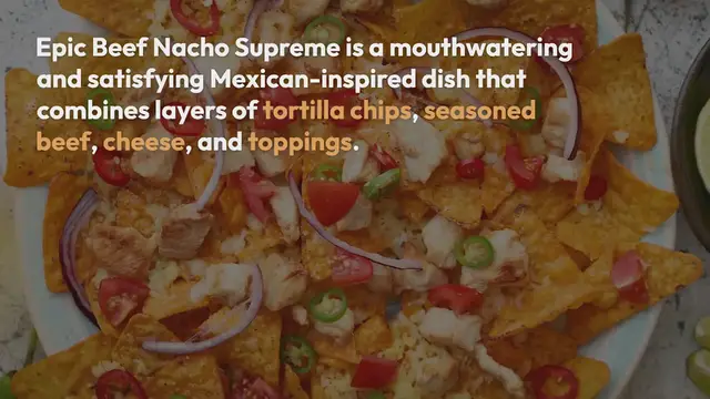 Video thumbnail for Epic Beef Nacho Supreme Recipe