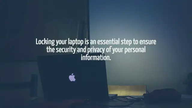 Video thumbnail for How To Lock Laptop