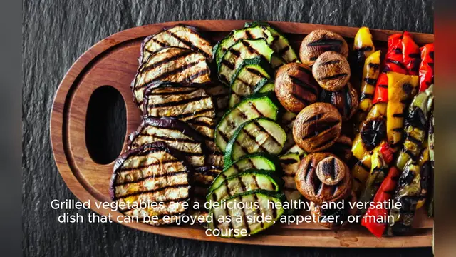 Video thumbnail for Grilled vegetables