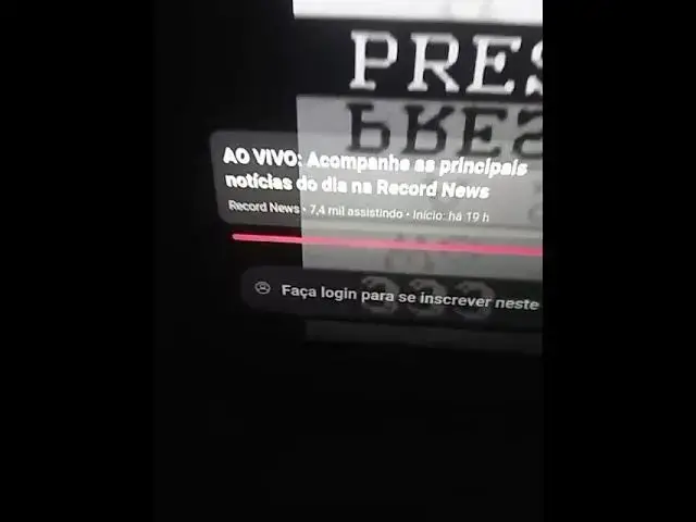 'Video thumbnail for Canal Record News foi hackeado hoje com um vídeo bizarro! 29/07/2025'