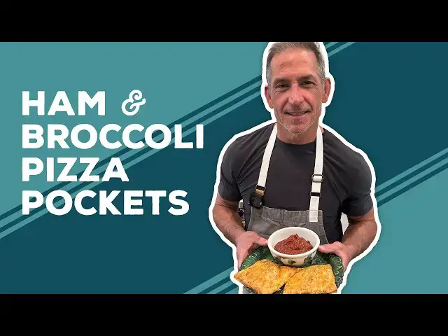 Video thumbnail for Love & Best Dishes: Ham and Broccoli Pizza Pockets Recipe | Kid Friendly Recipes for Dinner