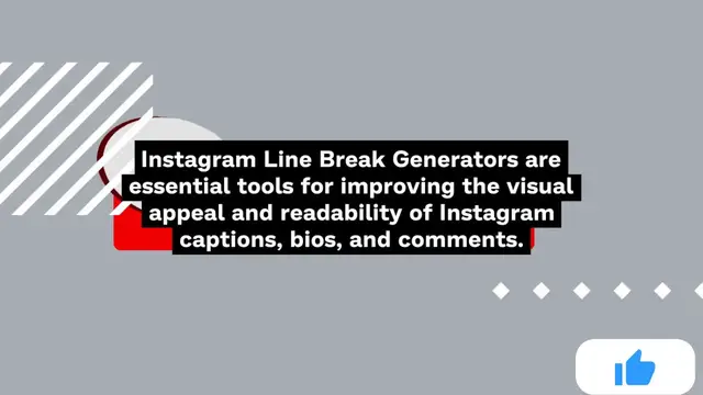 Video thumbnail for Instagram Line Break Generator