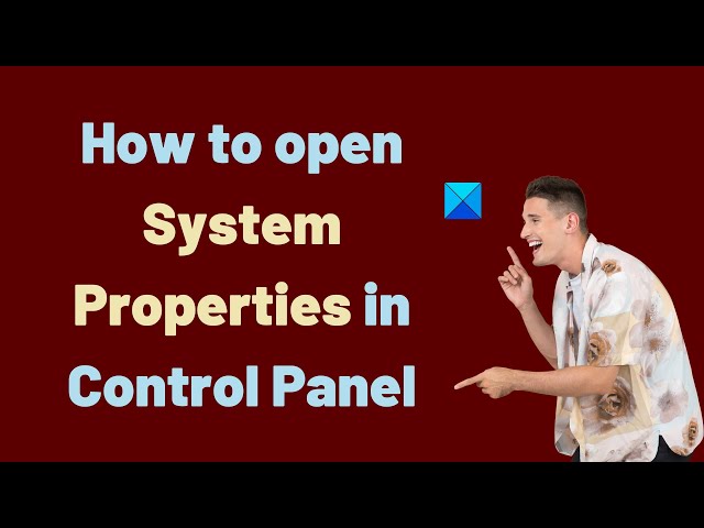 Video thumbnail for How to open System Properties in Control Panel in Windows 11