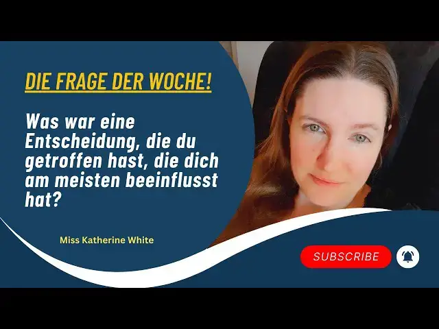 Video thumbnail for Was war eine Entscheidung, die dugetroffenhast, die dich am meistenbeeinflusst hat?
