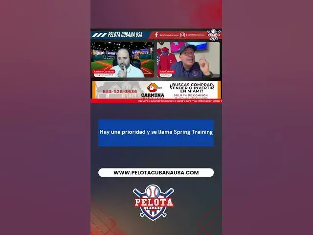 Video thumbnail for Hay una prioridad y se llama Spring Training