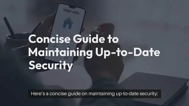 'Video thumbnail for Updating Smart Home Security Regularly'