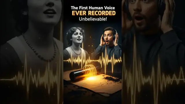 Video thumbnail for The First Human Voice EVER Recorded — 160 Years Ago!