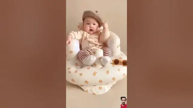 Video thumbnail for Inflatable Baby Sofa with Backrest Support | 🔗 Link is in Description | #trending #home #gadgets