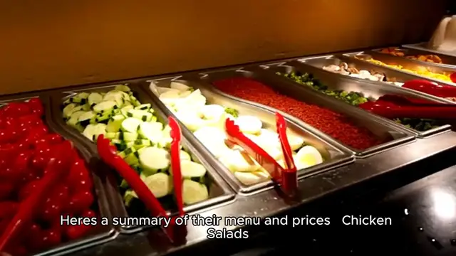 Video thumbnail for chicken salad chick menu Price