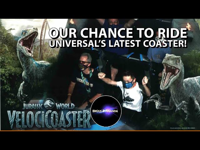 Video thumbnail for Our first ride on the Velocicoaster at Universal Orlando