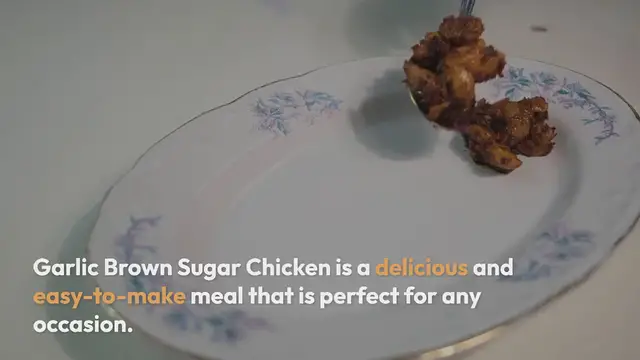 Video thumbnail for Garlic Brown Sugar Chicken