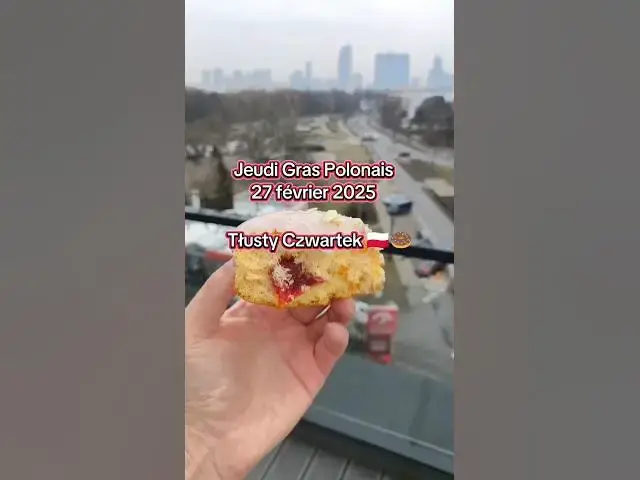 Video thumbnail for 🍩 Pourquoi Tout le Monde en Pologne Mange des Pączki Aujourd’hui ? C’est Jeudi Gras ! 🇵🇱✨