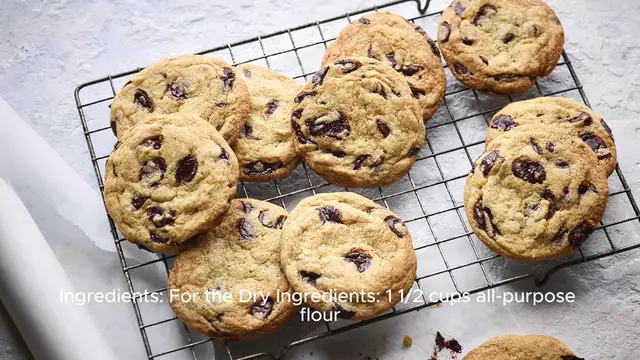 Video thumbnail for vegan cookie recipe