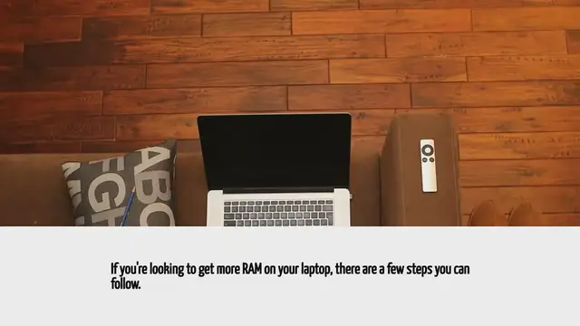 Video thumbnail for How To Get More Ram On Laptop