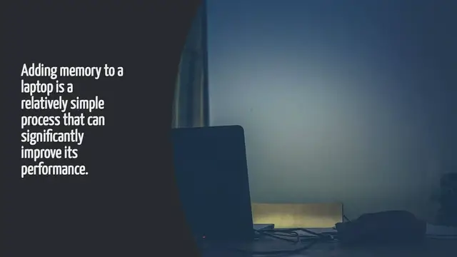 Video thumbnail for How To Add Memory To Laptop