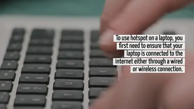 Video thumbnail for How To Use Hotspot On Laptop