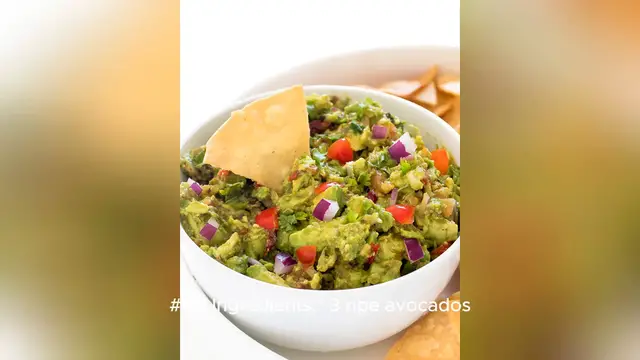 Video thumbnail for chipotle guacamole recipe