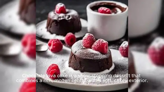 Video thumbnail for Decadent Chocolate Lava Cake