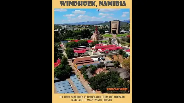 Video thumbnail for Beautiful City Windhoek, Namibia | African Vibes  #Shorts