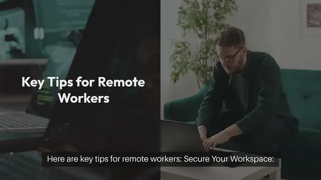 'Video thumbnail for Home Security Tips For Remote Workers'