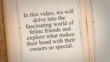 'Video thumbnail for Feline Friends: Understanding the Unique Bond Between Cats and Their Owners'