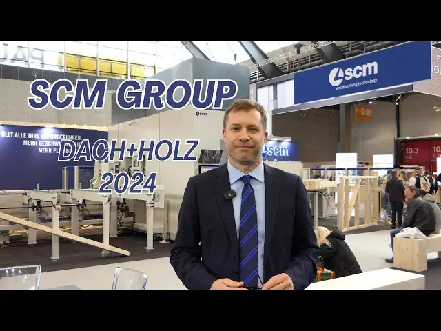 Video thumbnail for SCM Group la DACH+HOLZ 2024