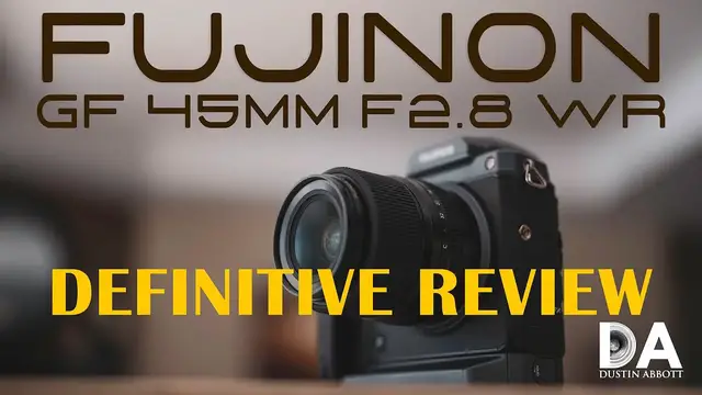 'Video thumbnail for Fujinon GF 45mm F2.8 R WR Review |  4K'