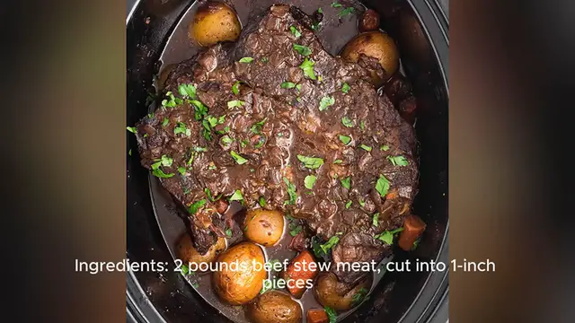 Video thumbnail for beef crock pot recipe