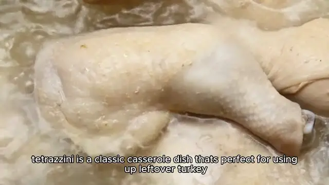 Video thumbnail for turkey tetrazzini recipe