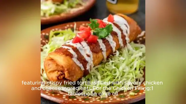 Video thumbnail for chimichanga recipe