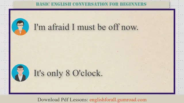 Video thumbnail for Basic English Conversation for Beginners #47