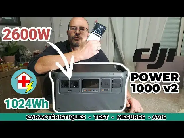 Video thumbnail for DJI Power 1000 v2 : Test de la station d'énergie pour la maison, jardin et alimentation de secours⚡️