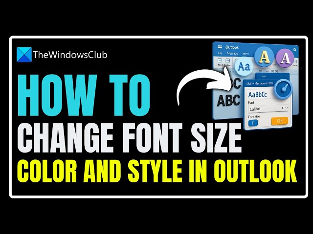 Video thumbnail for How to change Font size, color and style in Outlook