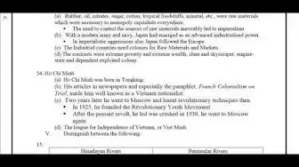 Video thumbnail for 10th Social Science First Mid Term Answer Keys 2019-20 | Nagapattinam District | English Medium