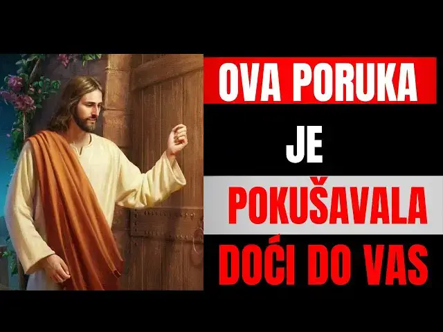 Video thumbnail for OVA PORUKA JE POKUŠAVALA DOĆI DO VAS