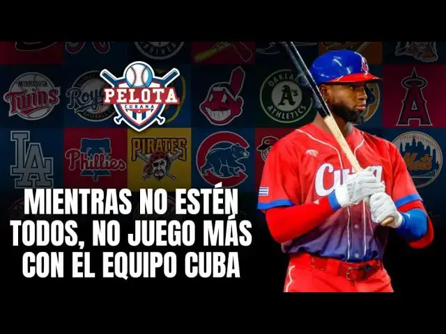Video thumbnail for Luis Robert: “Mientras no estén todos, no juego más con el equipo Cuba”