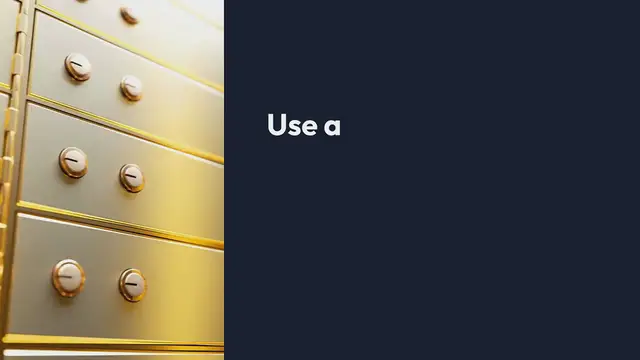 Video thumbnail for Safe Storage Tips for Valuables