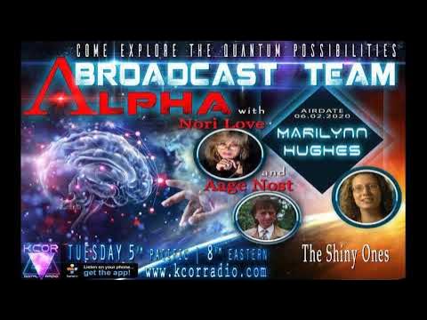 Video thumbnail for The Universal Consciousness Show, Marilynn Hughes with Nori Love and Aage Nost - The Shiny Ones