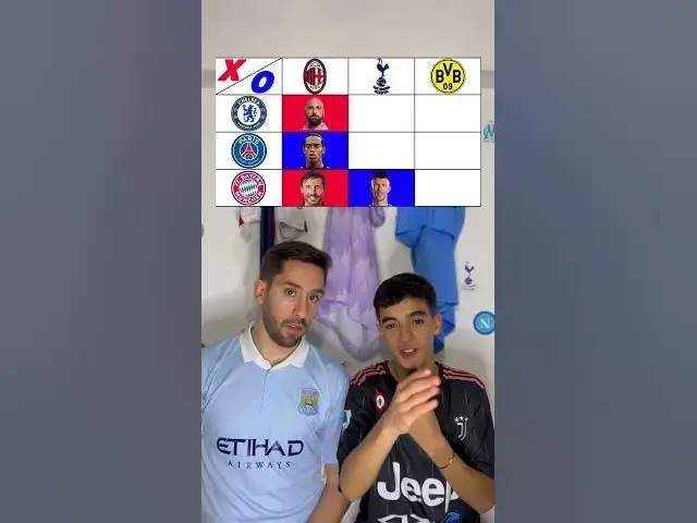 'Video thumbnail for Tic-tac-toe Football #milan #tictactoe #xo #chelsea #football'