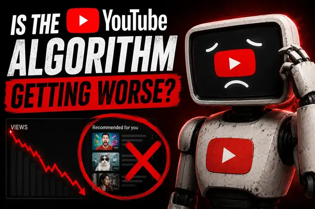 Video thumbnail for Is the YouTube Algorithm getting Worse?
