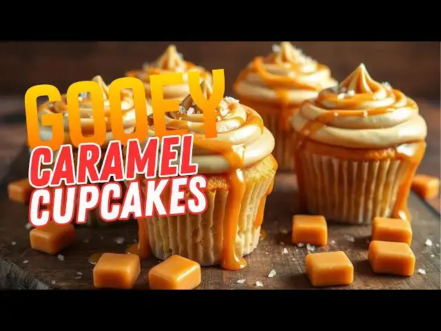 Video thumbnail for Gooey Salted Caramel Cupcakes | Rich Chocolate & Caramel Buttercream