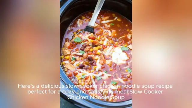 Video thumbnail for slow cooker soup recipe