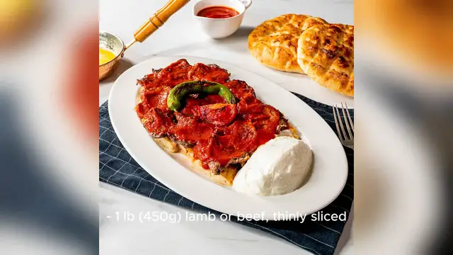 Video thumbnail for iskender kebab recipe